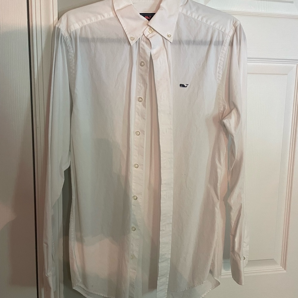 Vineyard Vines men’s small long sleeve white button down.